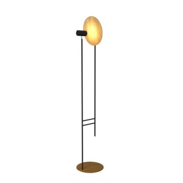 Dot 1-Light Floor Lamp in Louro Freijo