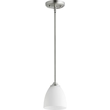 Jardin One Light Pendant in Satin Nickel by Quorum International