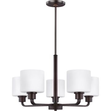 Generation Lighting Canfield 5-Light Chandelier in Bronze