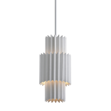  Moxy Modern Chandelier in Gesso White