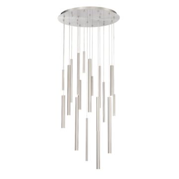 Eurofase Santana 18-Light Chandelier in Brushed Nickel