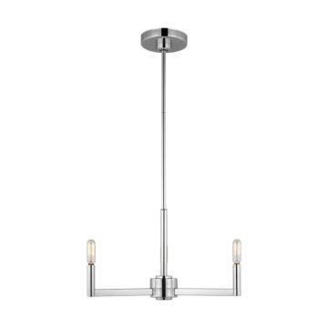 Fullton LED Chandelier in Chrome by Visual Comfort Studio