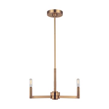 Fullton LED Chandelier in Satin Brass by Visual Comfort Studio