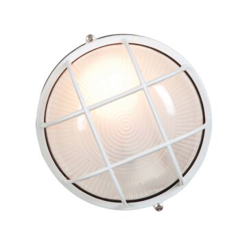Nauticus Round Dual Mount Bulkhead in White by Access Lighting