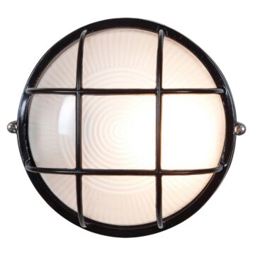 Nauticus Round Dual Mount Bulkhead in Black by Access Lighting
