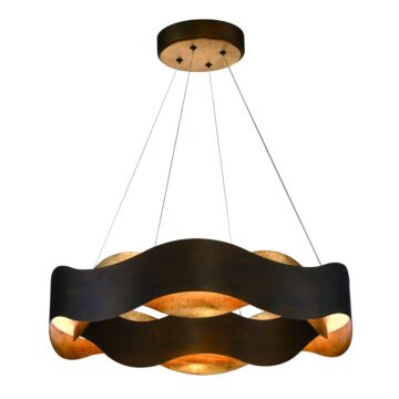 Eurofase Vaughan 1-Light Chandelier in Bronze