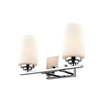 Durham Two Light Vanity in Chrome by Millennium