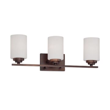 Millennium Lighting Durham 3 Light Bathroom Vanity Light in Rubbed Bronze