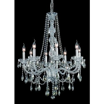 Verona 8-Light Chandelier in Chrome