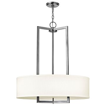 Hinkley Hampton 2-Light Chandelier In Antique Nickel