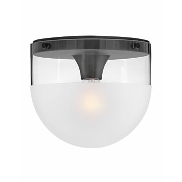 Hinkley Beck 1-Light Flush Mount Ceiling Light In Black