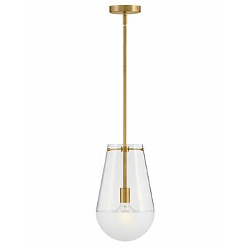 Hinkley Beck 1-Light Pendant In Lacquered Brass