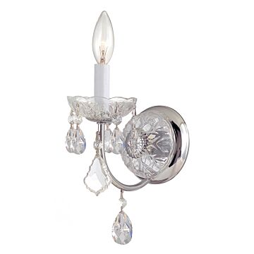 Imperial One Light Wall Sconce in Polished Chrome by Crystorama