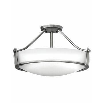 Hinkley Hathaway 4-Light Semi-Flush Ceiling Light In Antique Nickel