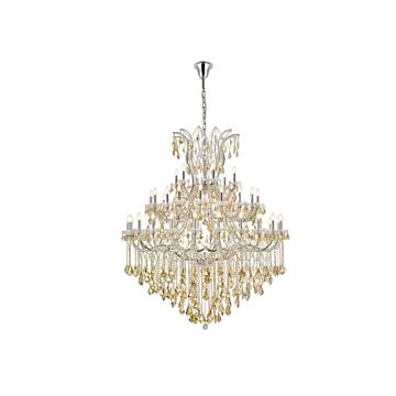 Maria Theresa 49-Light 4Chandelier in Chrome