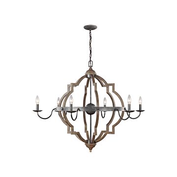 Socorro 6-Light Chandelier in Stardust
