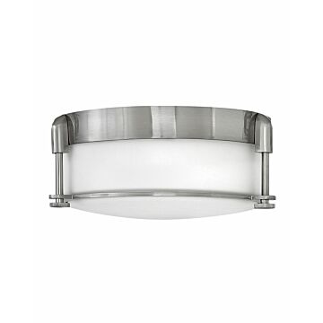 Hinkley Colbin 2-Light Flush Mount Ceiling Light In Brushed Nickel