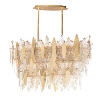 Majestic 18 Light Chandelier in Gold Leaf by Maxim