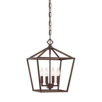 Millennium 3000 Series 4 Light 18 Inch Pendant in Rubbed Bronze
