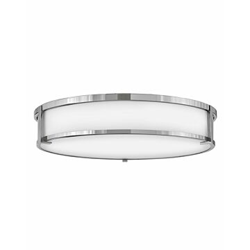Hinkley Lowell 4-Light Flush Mount Ceiling Light In Chrome