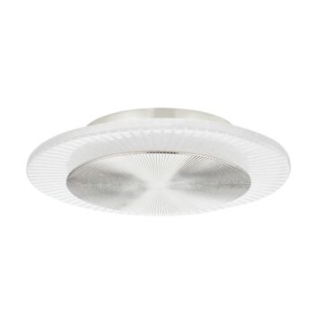 Topaz LED Flush Mount in Polished Nickel by Corbett Lighting