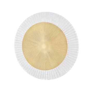Topaz LED Flush Mount in Vintage Polished Brass by Corbett Lighting