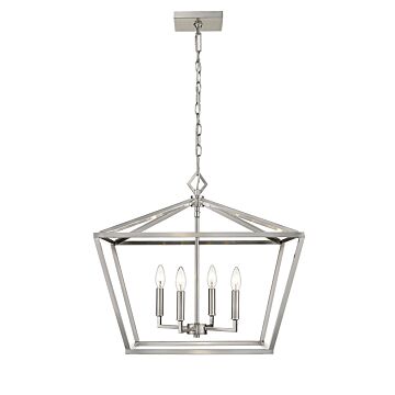 FourLightPendantinSatinNickelbyMillennium