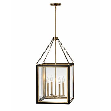 Hinkley Shaw 4-Light Pendant In Black