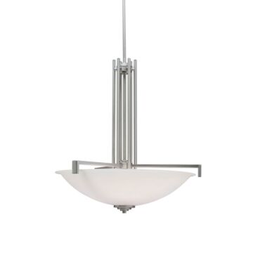 Eileen Four Light Pendant in Brushed Nickel by Kichler