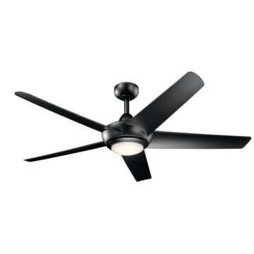 Kapono 52"Ceiling Fan in Satin Black by Kichler