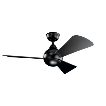 Sola 44"Ceiling Fan in Satin Black by Kichler