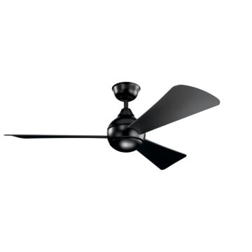 Sola 54"Ceiling Fan in Satin Black by Kichler
