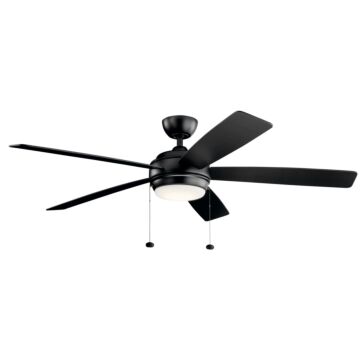 Starkk 60"Ceiling Fan in Satin Black by Kichler
