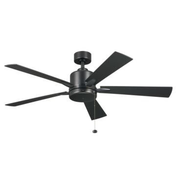 Lucian II 52"Ceiling Fan in Satin Black by Kichler