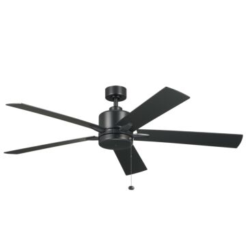 Lucian II 60"Ceiling Fan in Satin Black by Kichler