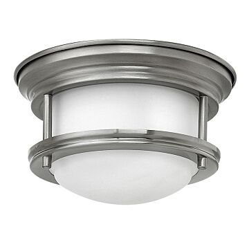 Hinkley Hadley Flush Mount Ceiling Light In Antique Nickel