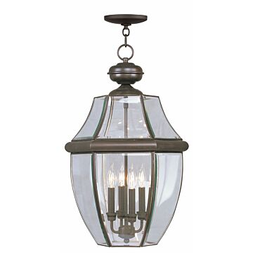Monterey 4-Light Outdoor Pendant in Bronze
