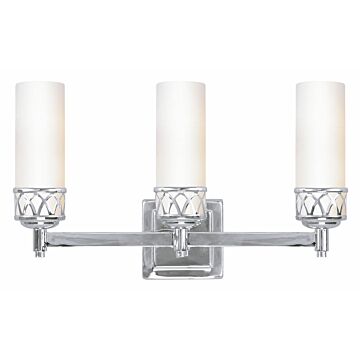 Westfield 3-Light Bathroom Vanity Light in Polished Chrome