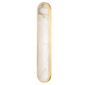 Manhasset LED Wall Sconce in Aged Brass by Hudson Valley