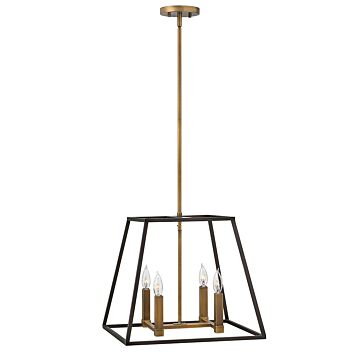 Hinkley Fulton 4-Light Pendant In Bronze
