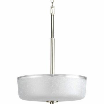Alexa 3-Light Foyer Pendant in Brushed Nickel