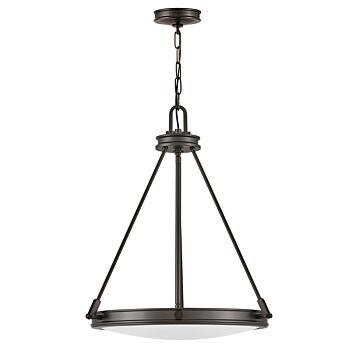 Hinkley Collier 4-Light Pendant In Black Oxide
