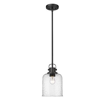 Z-Lite Kinsley 1-Light Pendant Light In Matte Black