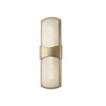 Valencia LED Wall Sconce in Aged Brass by Hudson Valley