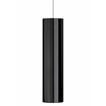 Piper One Light Pendant in Black Satin Nickel by Visual Comfort Modern