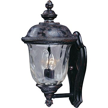 Carriage House DC Two Light Outdoor Wall Lantern in Oriental Bronze by Maxim