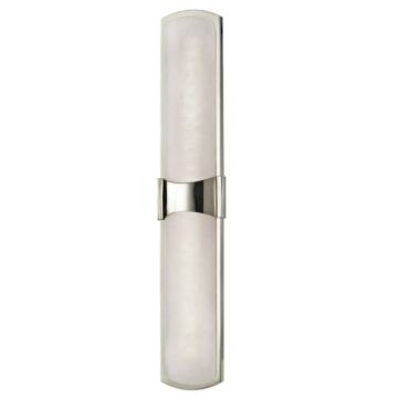 Valencia LED Wall Sconce in Polished Nickel by Hudson Valley