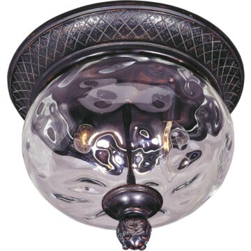 Carriage House DC Two Light Outdoor Ceiling Mount in Oriental Bronze by Maxim