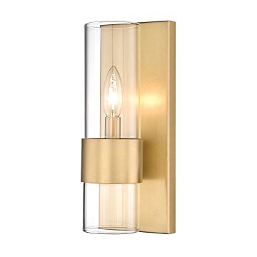Z-Lite Lawson 1-Light Wall Sconce In Rubbed Brass
