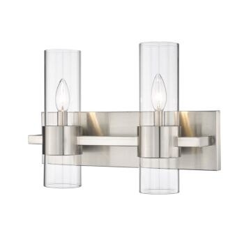 Z-Lite Lawson 2-Light Bathroom Vanity Light In Brushed Nickel